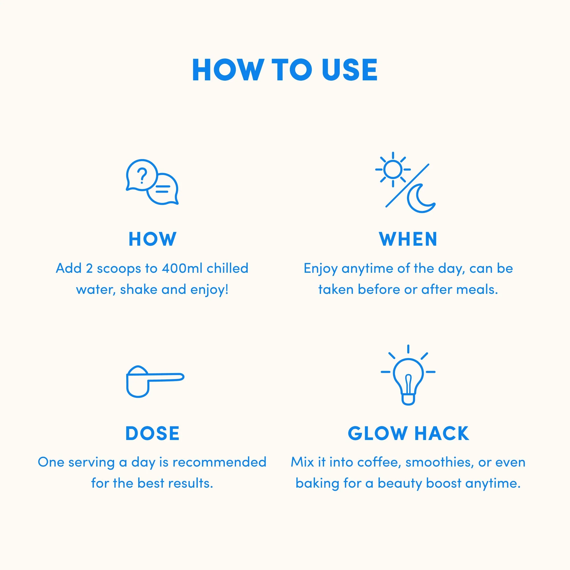 Unflavoured Collagen Sachets - 210g - Image 6